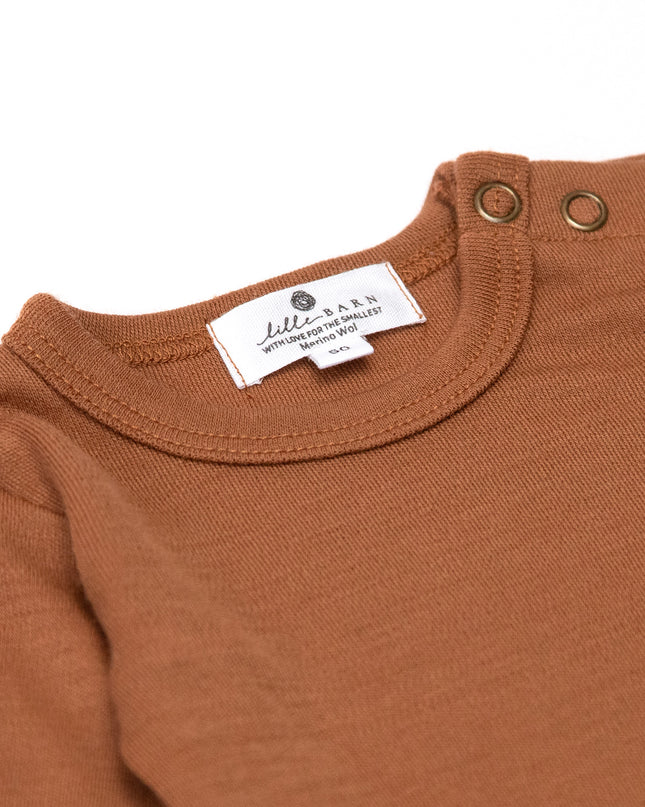 Langarm-Body aus Wolle – Merinowolle