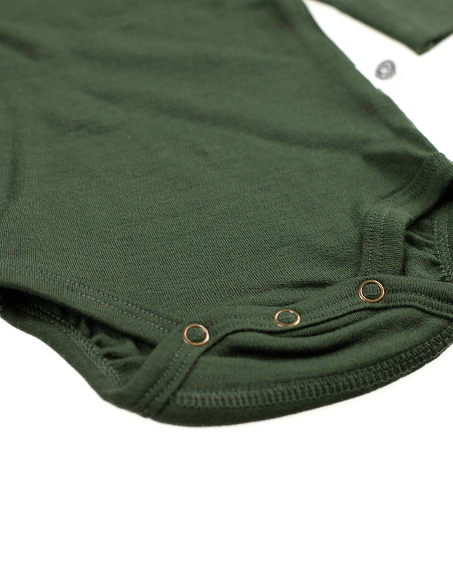 Langarm-Body aus Wolle – Merinowolle