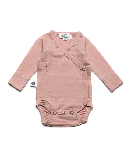 Wickel-Strampler aus Wolle mit langen Ärmeln – Merinowolle